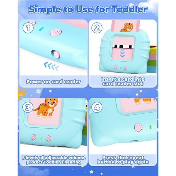 Toddler Toys for Boys2 3 4 5 YearOld Gift,Speech Therapy Toys,Talking Flash Card - Picture 6 of 6